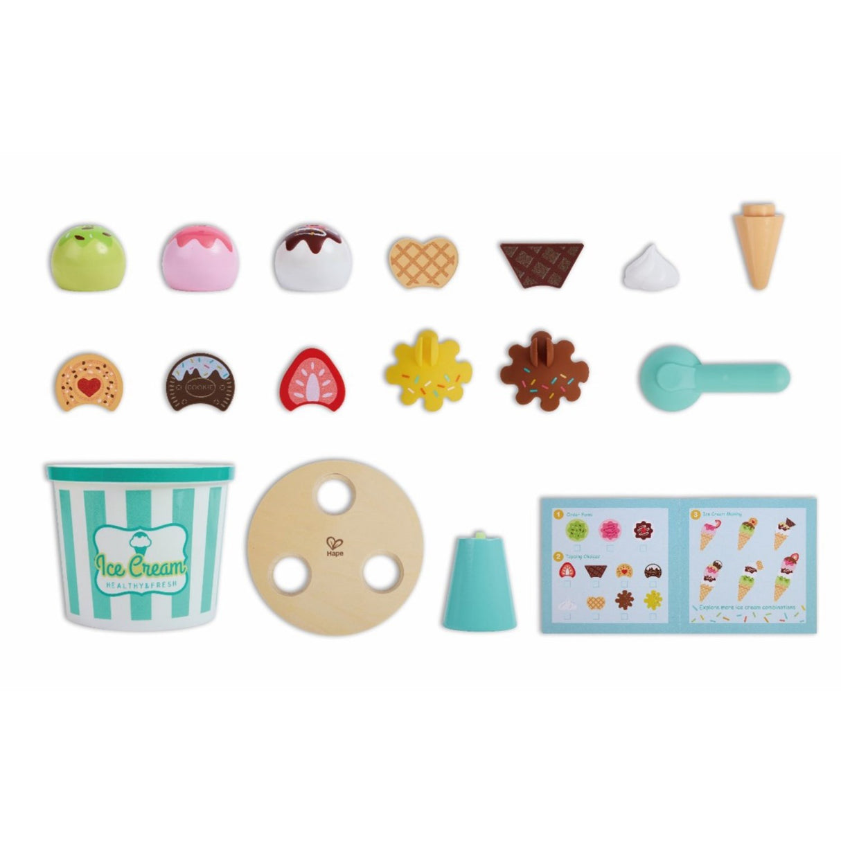 Hape Ice Cream Bucket Playset