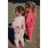 Konges Sløjd Raspberry Wine Juno Sparkle Bomber Jacket