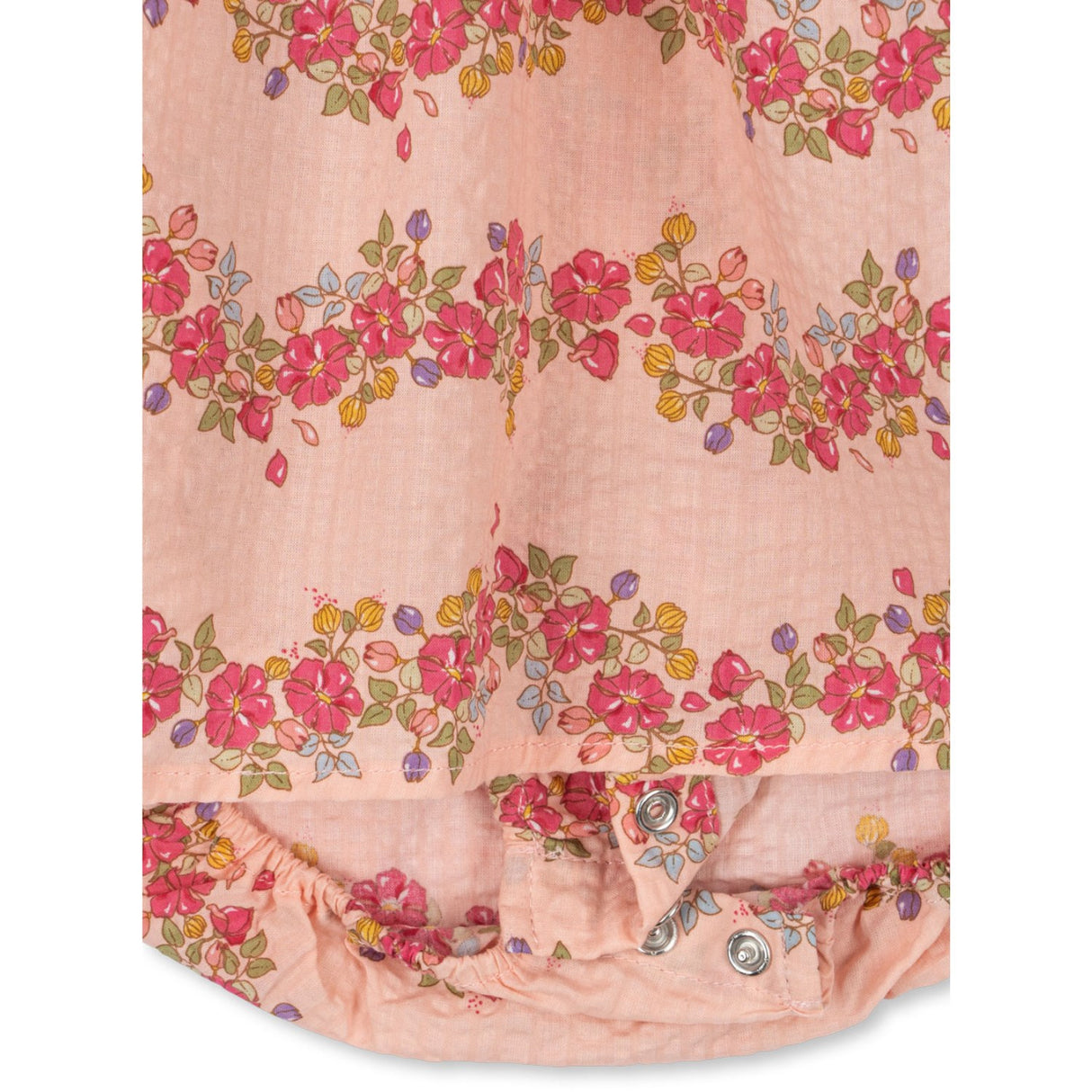 Konges Sløjd Floria Pink Bella Frill Romper Gots