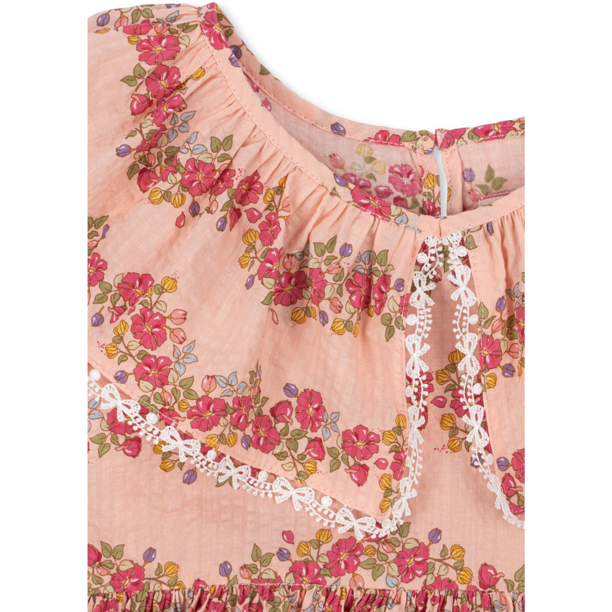 Konges Sløjd Floria Pink Bella Frill Dress Gots