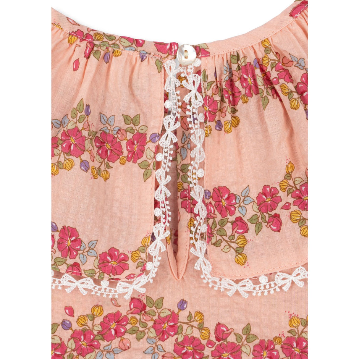 Konges Sløjd Floria Pink Bella Frill Dress Gots