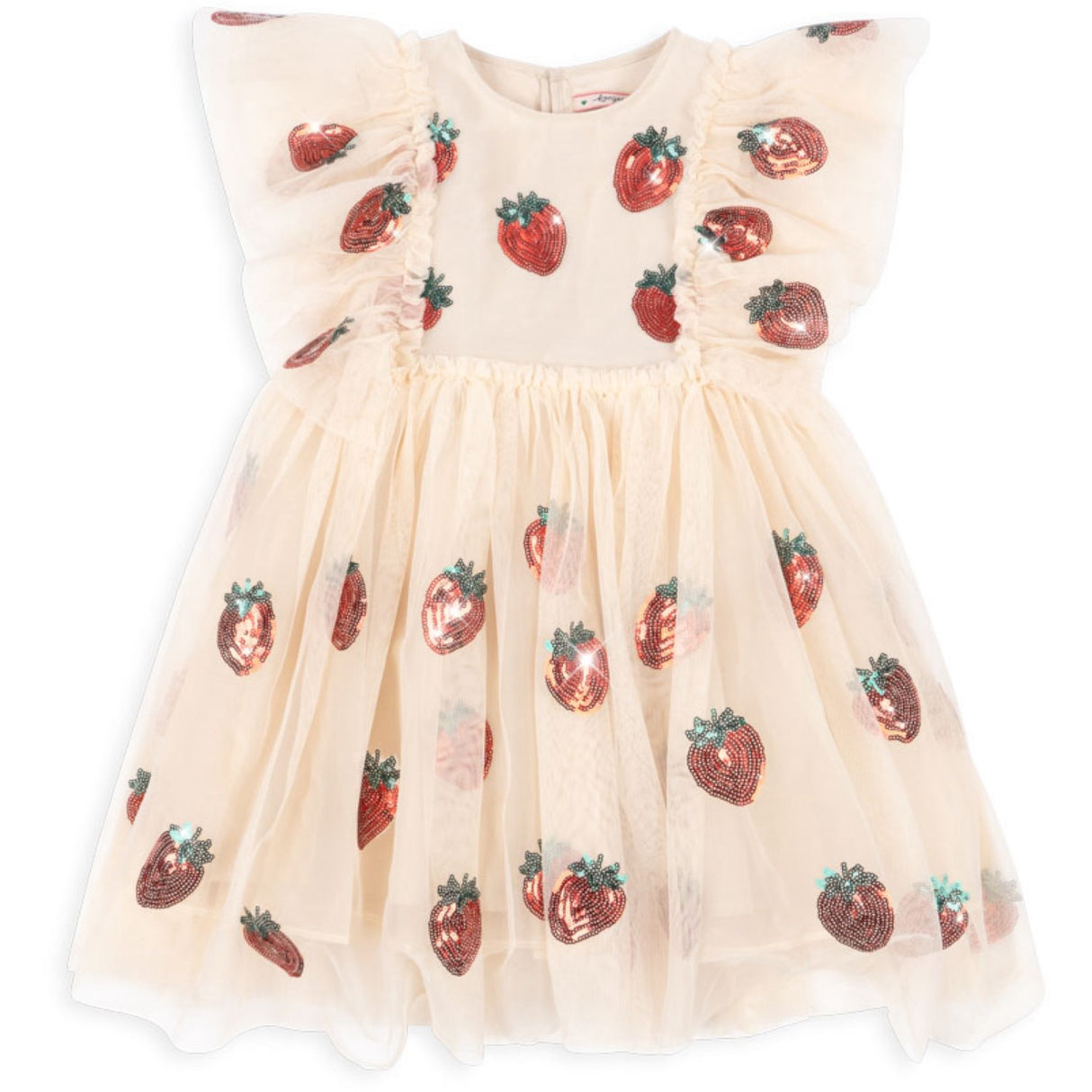 Konges Sløjd Strawberry Yvonne Frill Dress