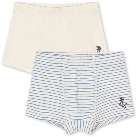 Konges Sløjd Stripe Provence Mix Basic 2 Pack Boy Boxers Gots