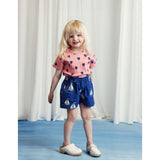 Mini Rodini Blue Sailing Boats AOP Woven Shorts