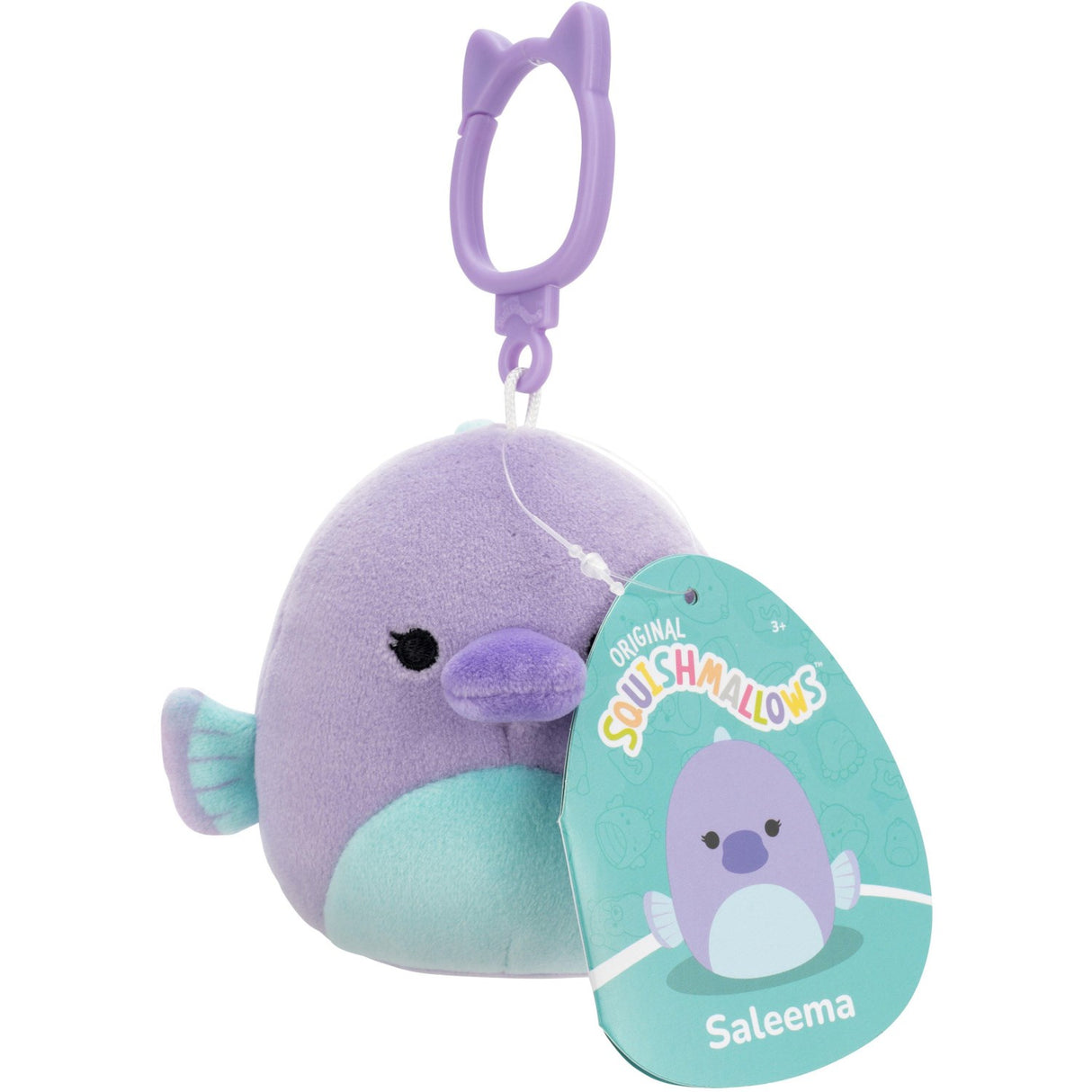 Squishmallows 9 Cm P22 Clip-on Saleema Paddlefish