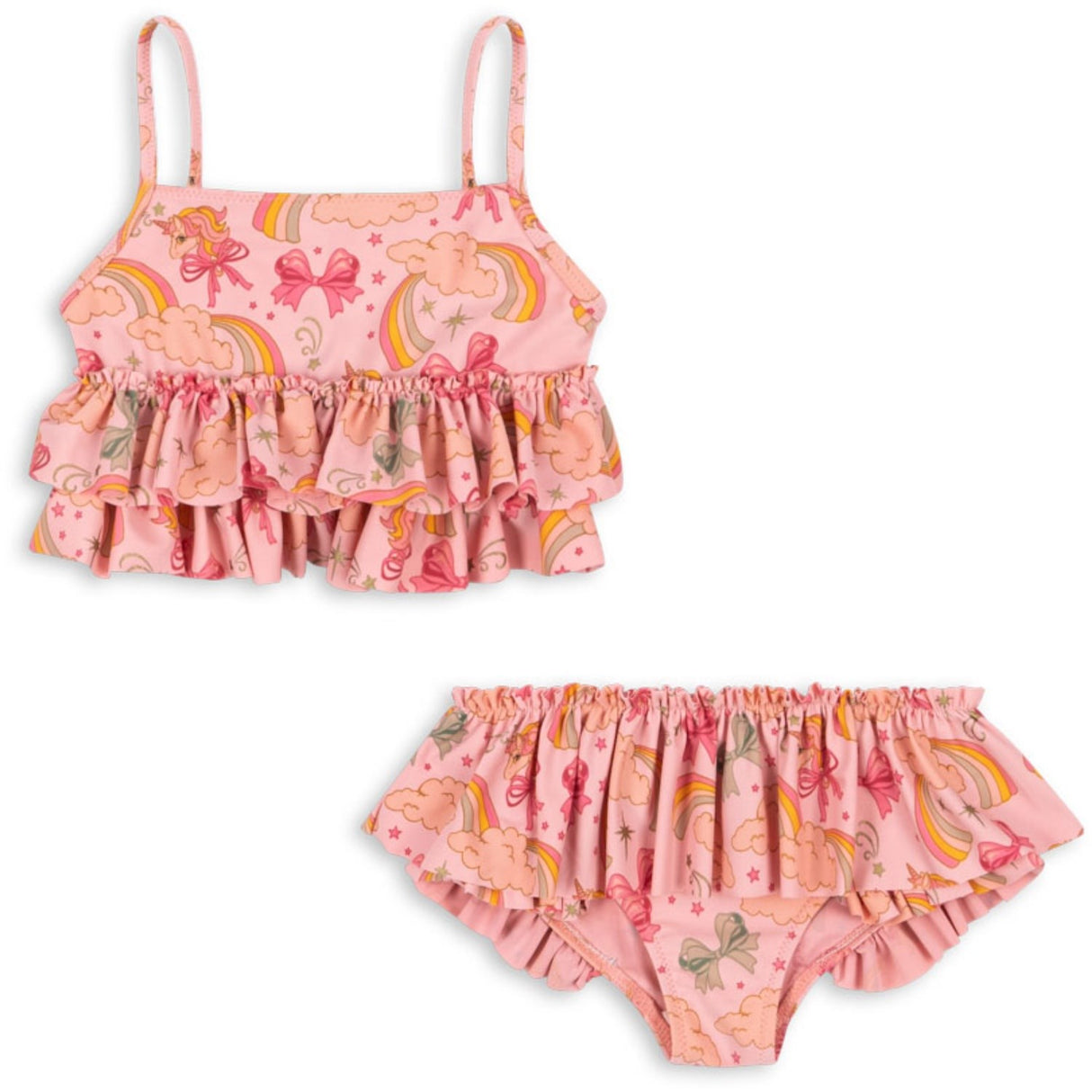 Konges Sløjd Rainbow Bow Manuca Frill Bikini Grs