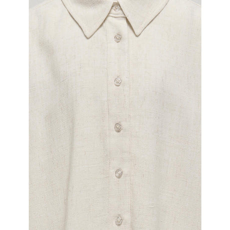 kids ONLY Moonbeam Siesta L/S Linen Blend Ovs Shirt Pnt