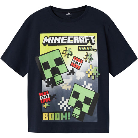 Name It Navy Blazer Mus Minecraft Regular T-Shirt Noos
