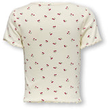 Kids ONLY MINI Tofu Cherry Trinny Life O-Neck AOP Top