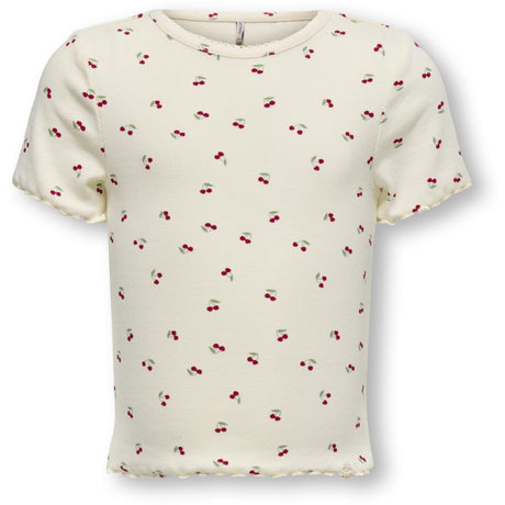 Kids ONLY MINI Tofu Cherry Trinny Life O-Neck AOP Top