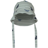 Name It Aqua Gray Crabs Vroels Sunhat