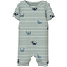 Name It Aqua Gray Crabs Vroels Sunsuit
