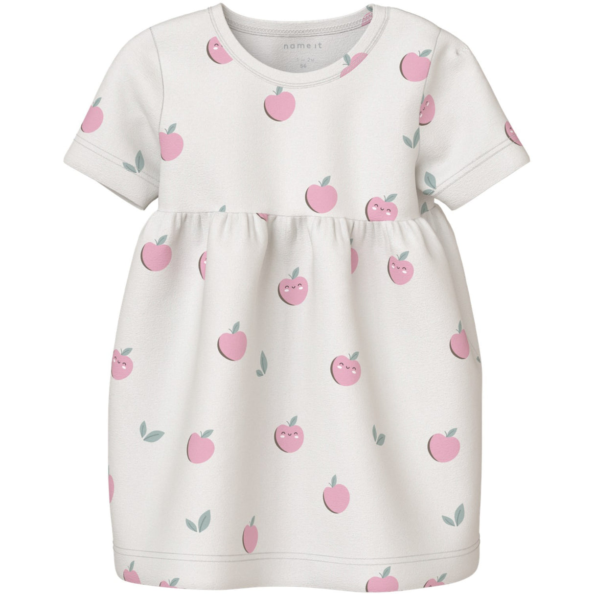 Name It Cloud Dancer Apples Vandora Dress