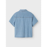 Name It Light Blue Denim Stripes Felix Denim Shirt