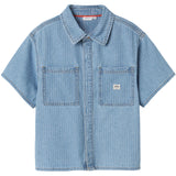 Name It Light Blue Denim Stripes Felix Denim Shirt