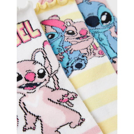 Name It Cameo Pink Asara Stitch 3-Pack Socks