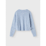 Name It Dusty Blue Linnea Loose Short Knit