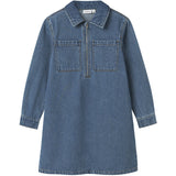 Name It Medium Blue Denim Astrid Zip Denim Dress