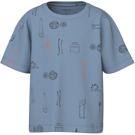 Name It Faded Denim Huxi Regular T-Shirt