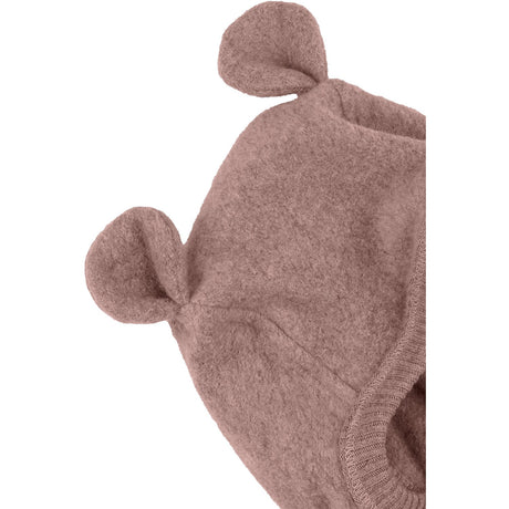 Mikk-Line Burlwood Melange Cotton Fleece Fullface With Ears
