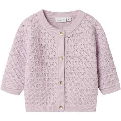 Name It Winsome Orchid Tatine Knit Cardigan