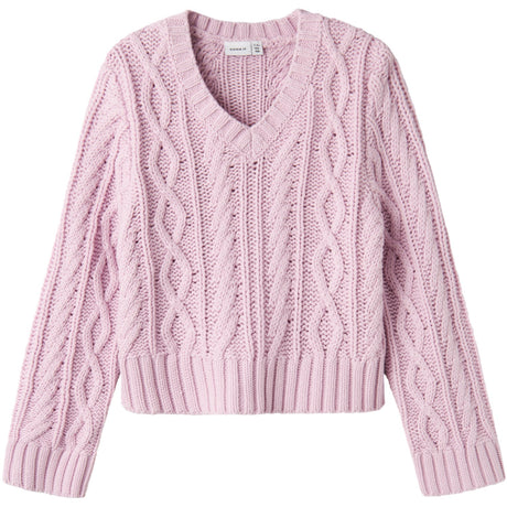 Name It Winsome Orchid Tanna Short Loose Knit