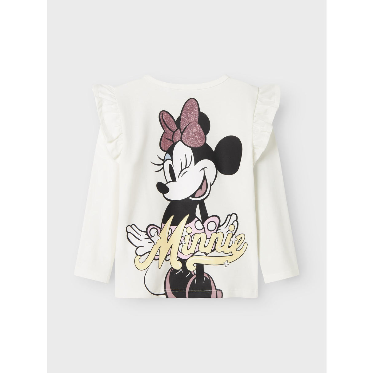 Name It Cloud Dancer Desire Minnie Mouse Blouse