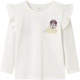 Name It Cloud Dancer Desire Minnie Mouse Blouse