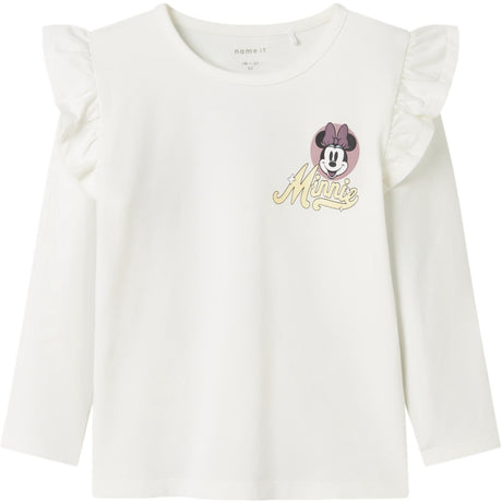 Name It Cloud Dancer Desire Minnie Mouse Blouse
