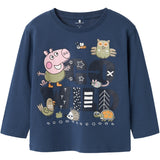 Name It Dark Denim Dante Peppa Pig Regular Blouse