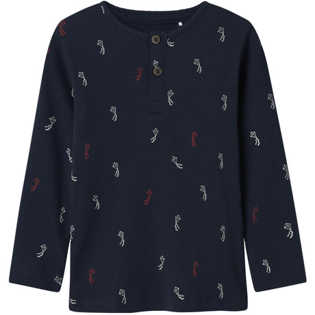 Name It Navy Blazer Labela Slim Blouse