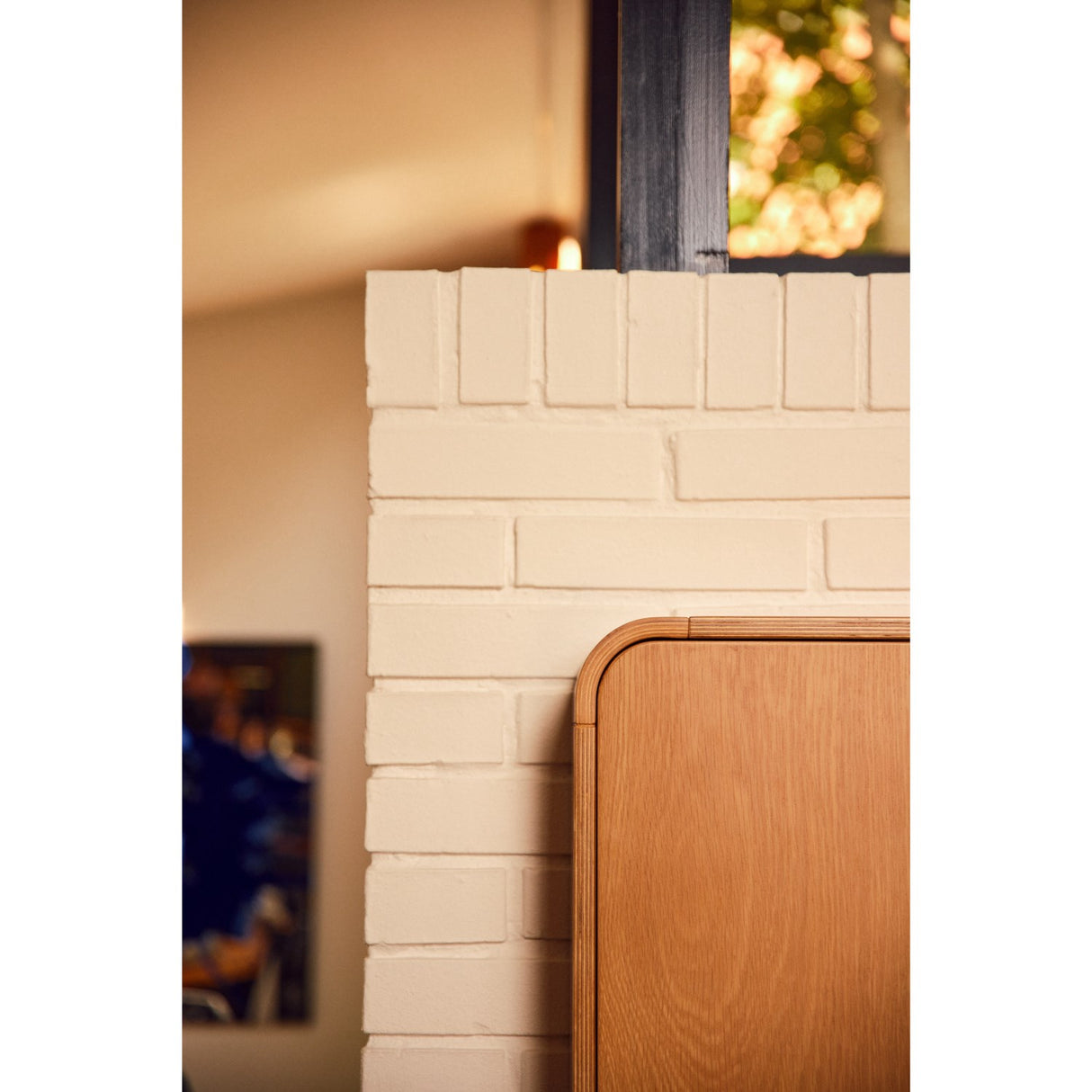 FLEXA Oak Væghængt Changing Table