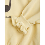Mini Rodini Yellow Note Embroidery Sweatshirt