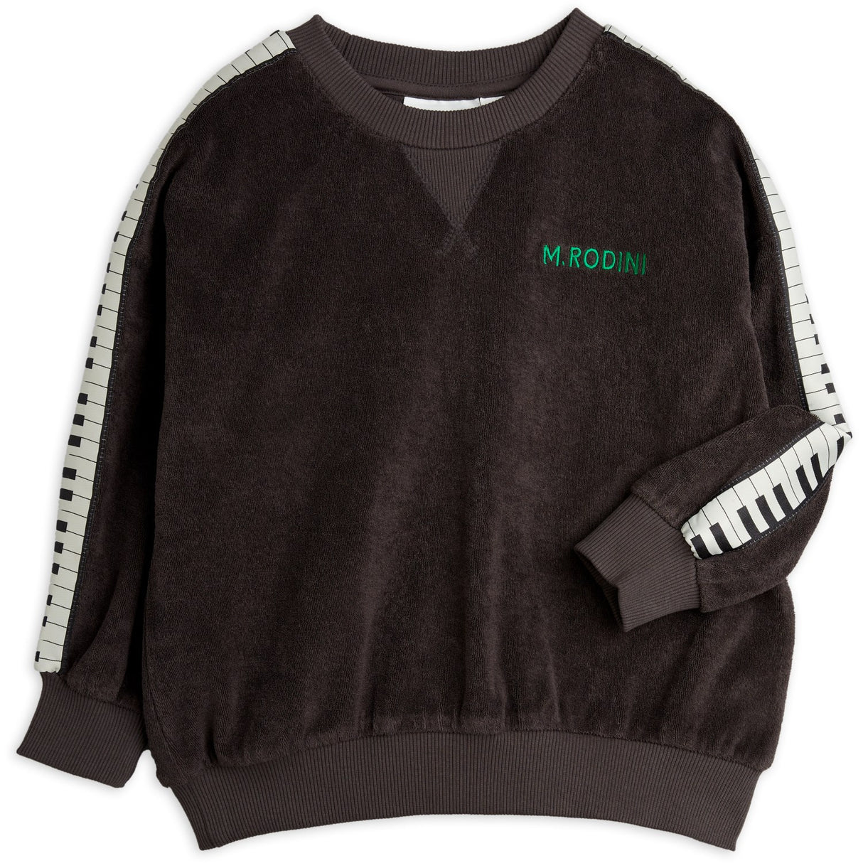 Mini Rodini Black Piano Terry Sweatshirt