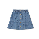 Fliink Light Denim Blue Donna Denim Skirt