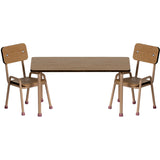 Maileg Table And Chair Set, Mouse - Dark Powder