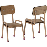 Maileg Table And Chair Set, Mouse - Dark Powder