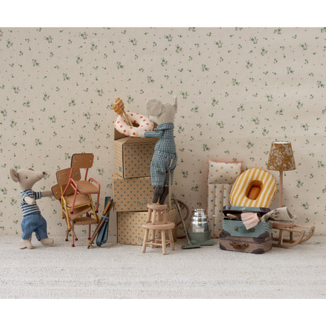 Maileg Chair, Mouse - Coral