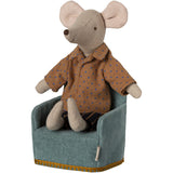 Maileg Folding Chair, Mouse - Mint