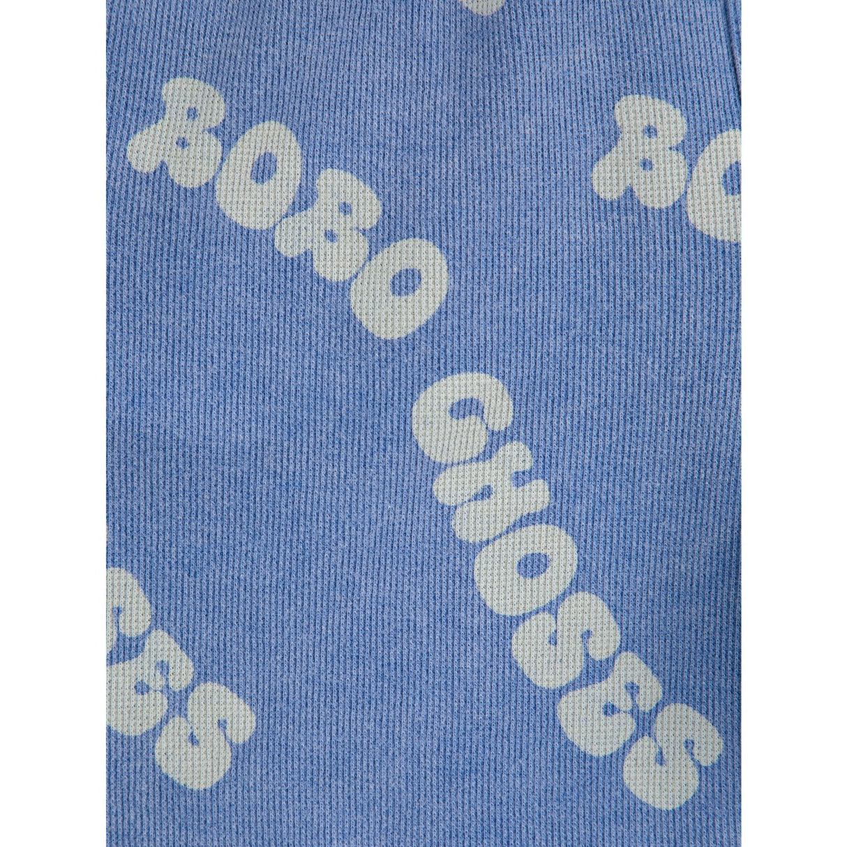 Bobo Choses Blue Wavy Bobo Choses All Over Waffle Bermuda Shorts