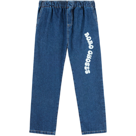 Bobo Choses Blue Wavy Bobo Choses Mid Denim Pants