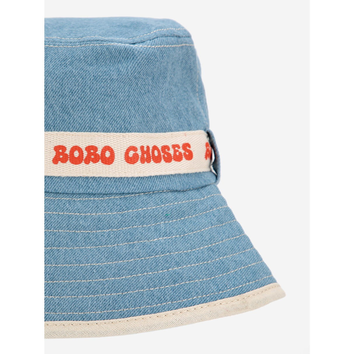 Bobo Choses Light Blue Light Denim Bucket Hat
