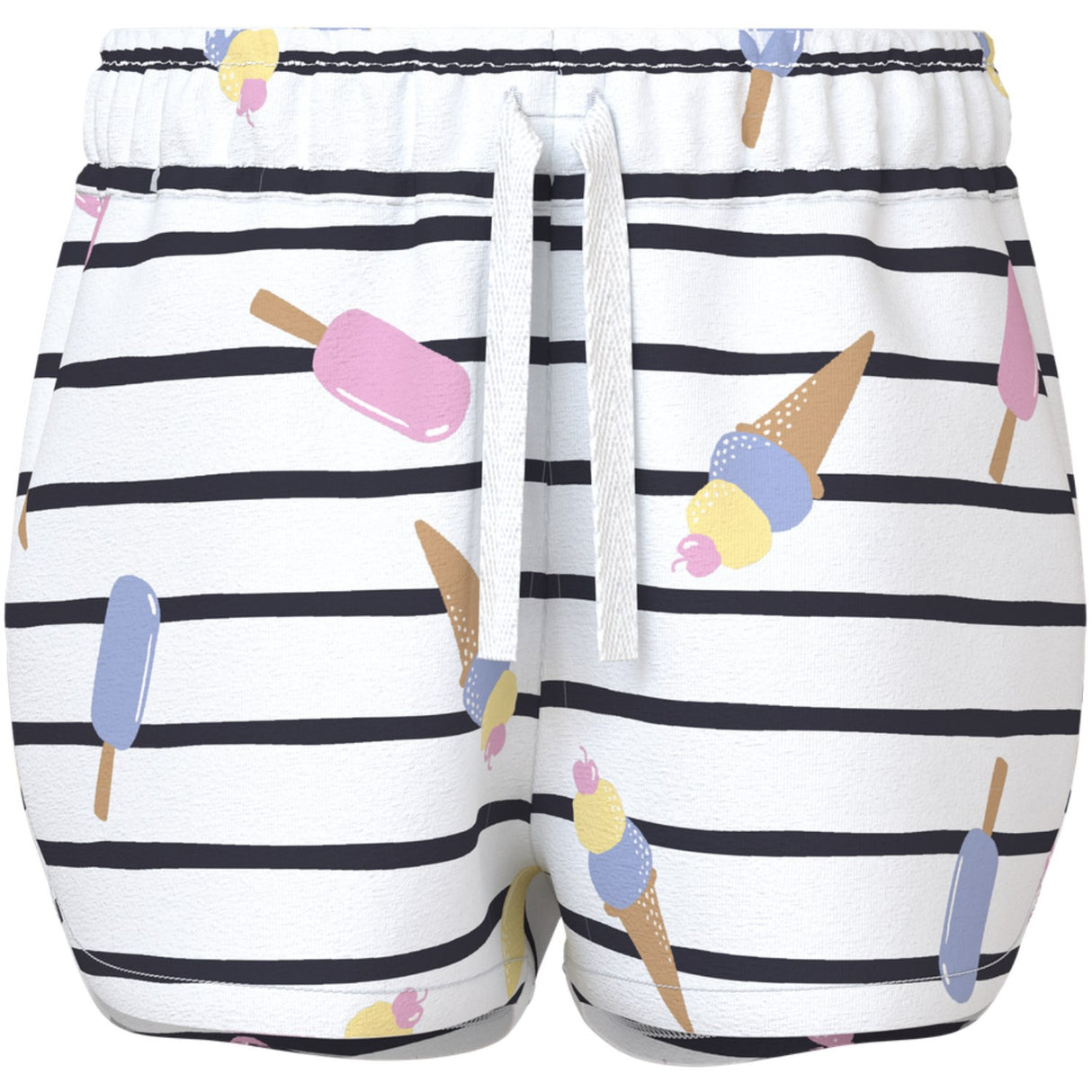 Name It Bright White Ice Vigga Shorts F1 Noos