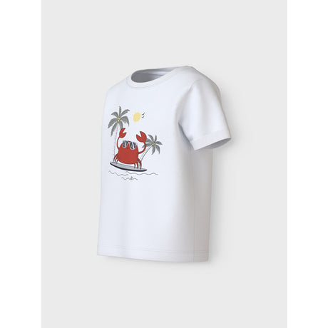 Name It Bright White Crab Surf Vux T-Shirt