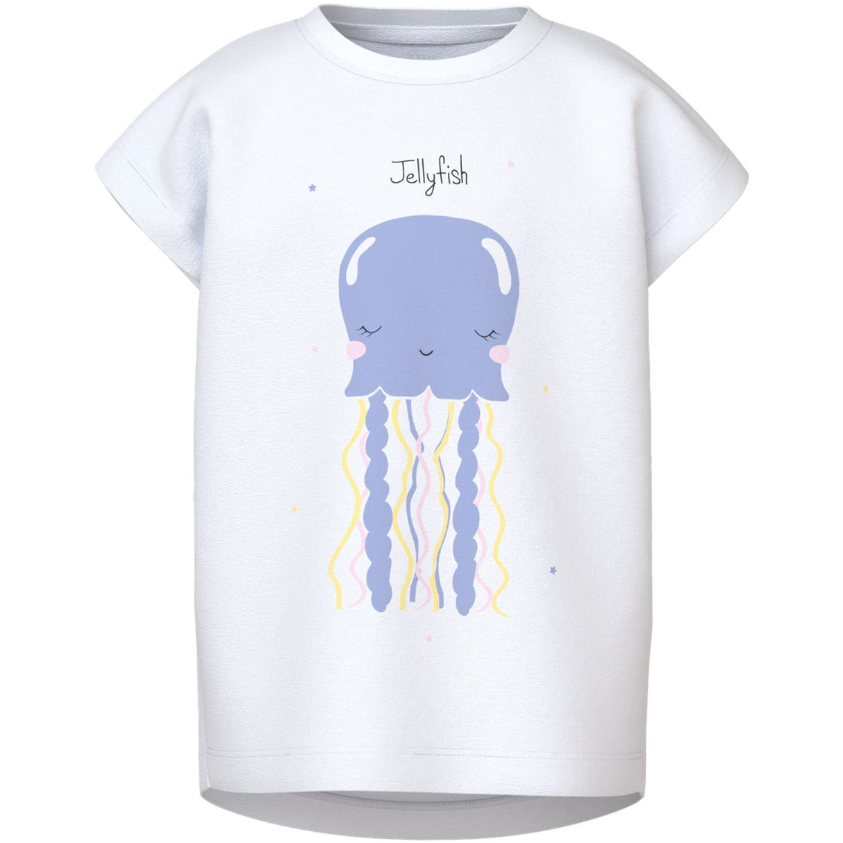 Name It Bright White Jellyfish Violet Capsl T-Shirt