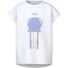 Name It Bright White Jellyfish Violet Capsl T-Shirt