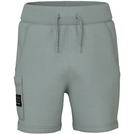 Name It Slate Gray Vivasse Long Sweat Shorts