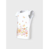 Name It Bright White Yellow Flower Vayana Capsl Top