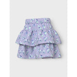 Name It Purple Heather Butterflies Vigga Skirt