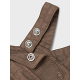 Name It Walnut Ib Regular Bow Tap Twill Overall